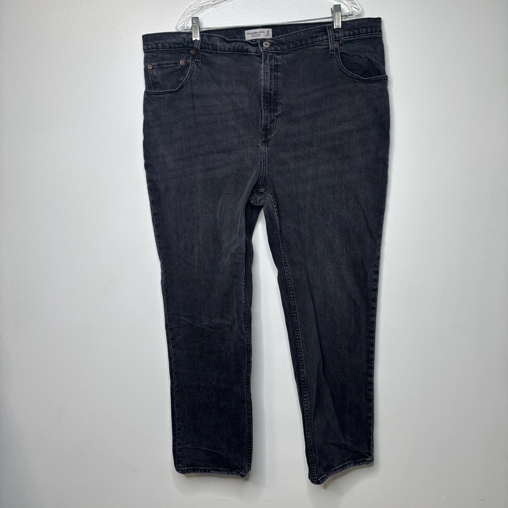 Abercrombie & Fitch Plus Size Jeans Black The 90’s Straight Ultra High Rise 20R